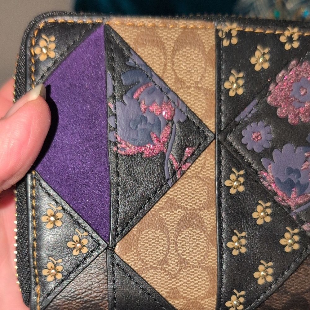 Coach Limited Edition Patchwork Long Wallet - Picture 14 of 15